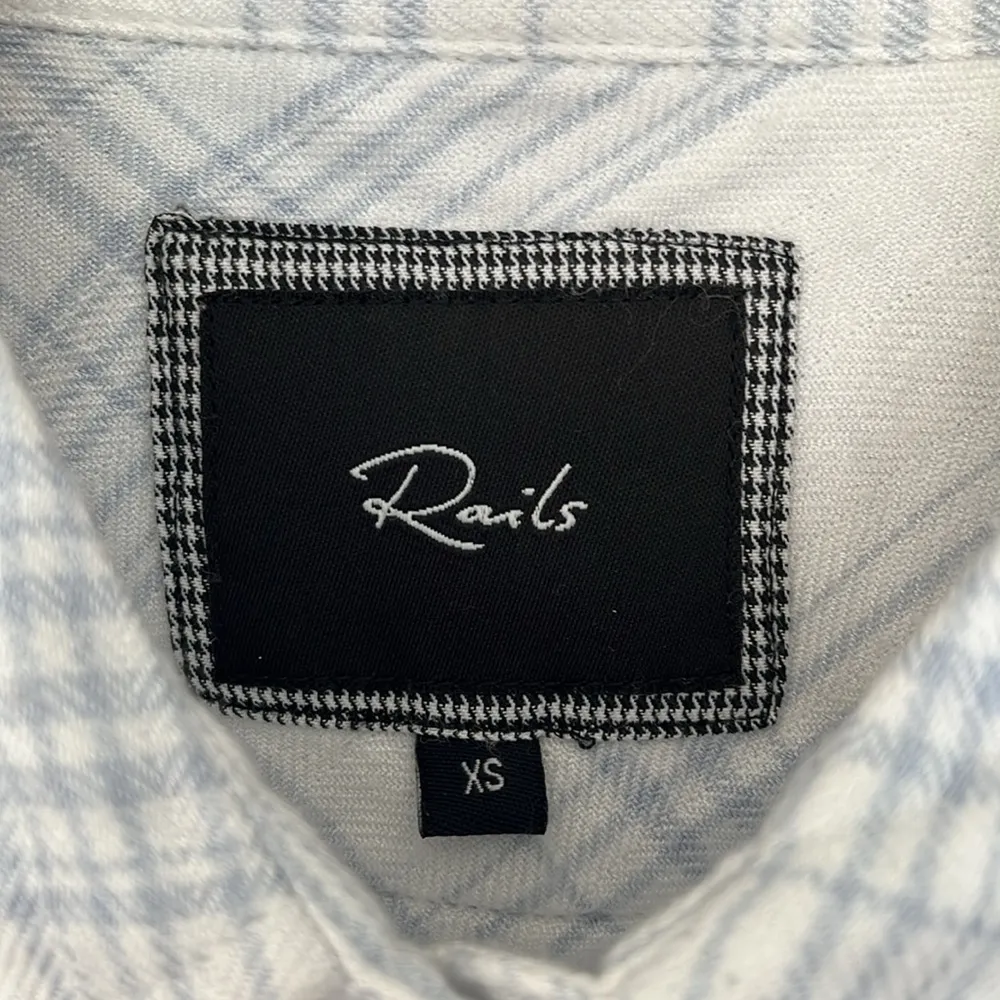 Rails Super Soft Plaid Chest Pocket Long Sleeve Button Down Top - Image 2