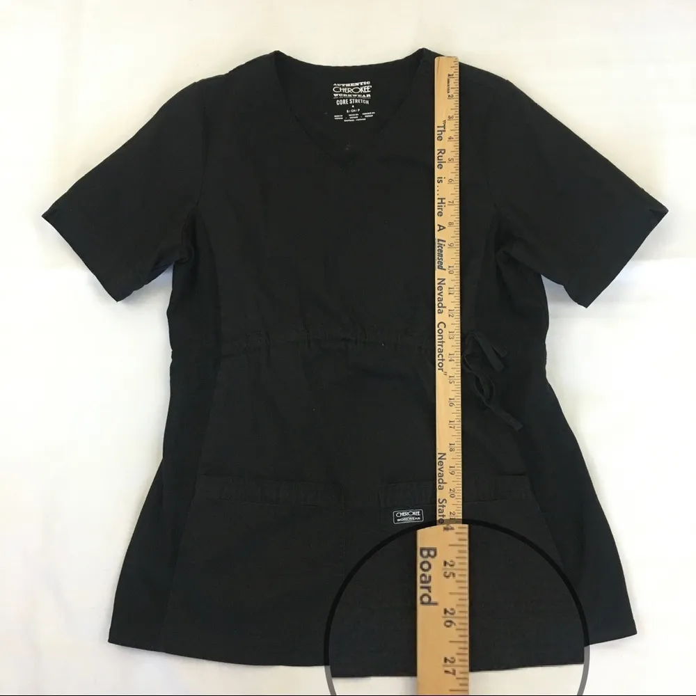 Cherokee Core Stretch Scrub Top S - Image 4