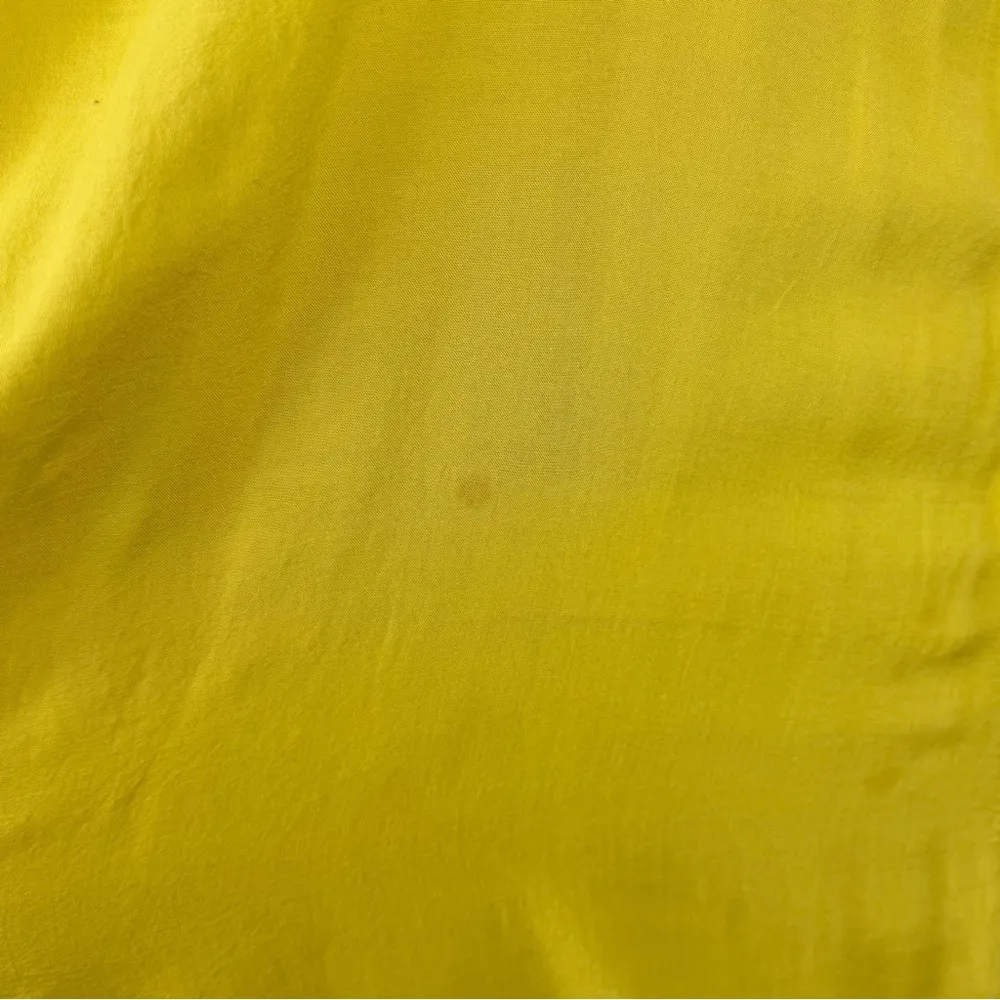 Women's Crochet Back Sleeveless Layered Summer Dress Yellow Size L Size L - Image 6