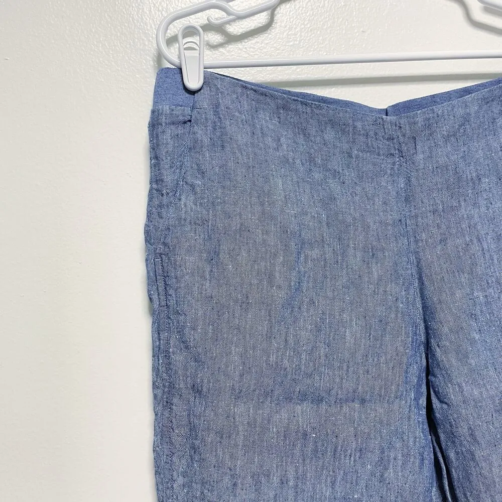 J. Jill Blue Linen Pants - Image 4