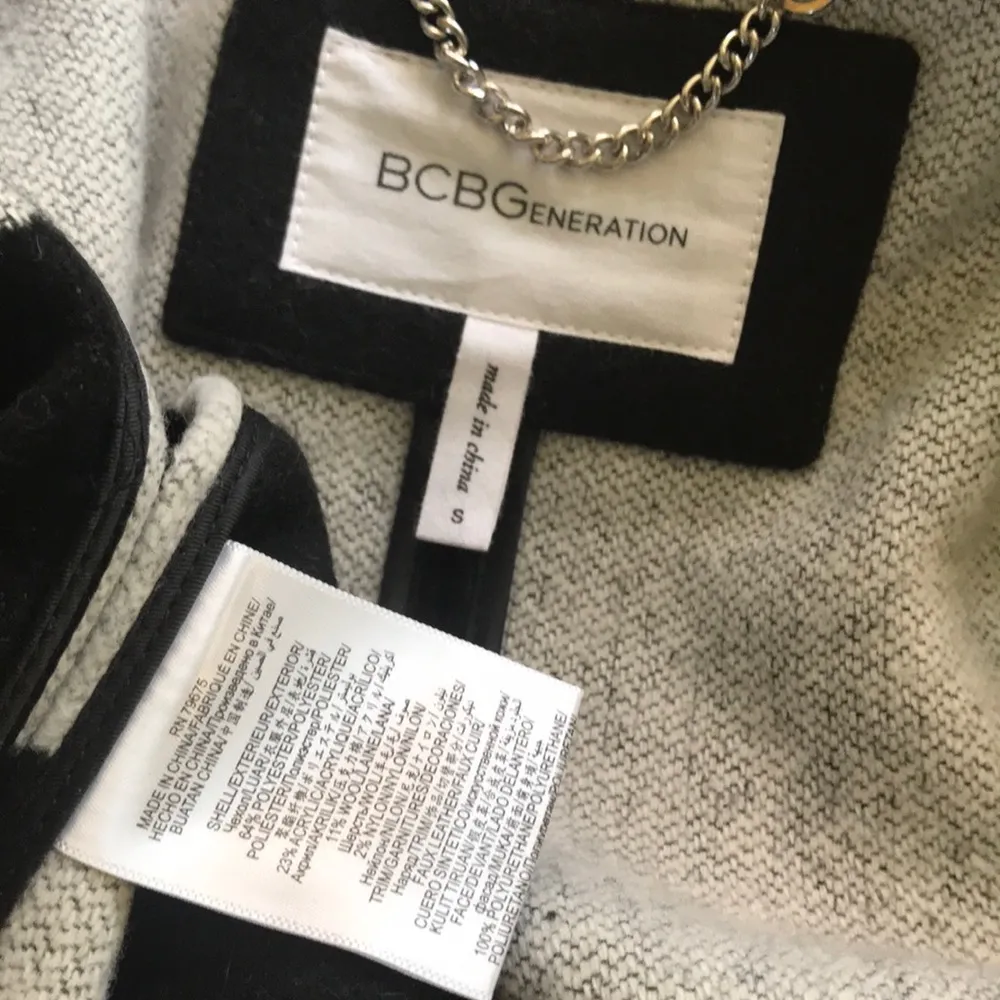 BCBGeneration Tribal Print Fringe Cape - Image 8