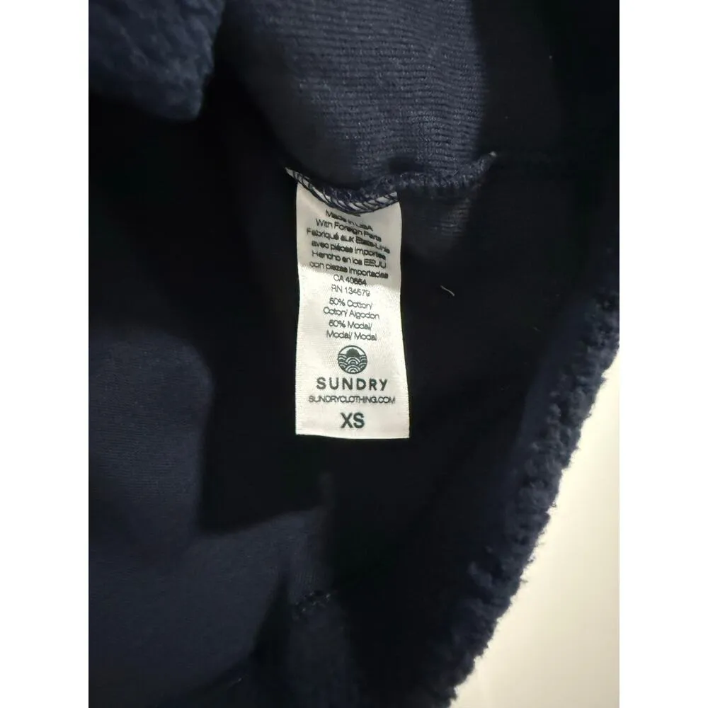 $138 New Sundry Anthropologie Sherpa Button Down shirt - XS - Image 6