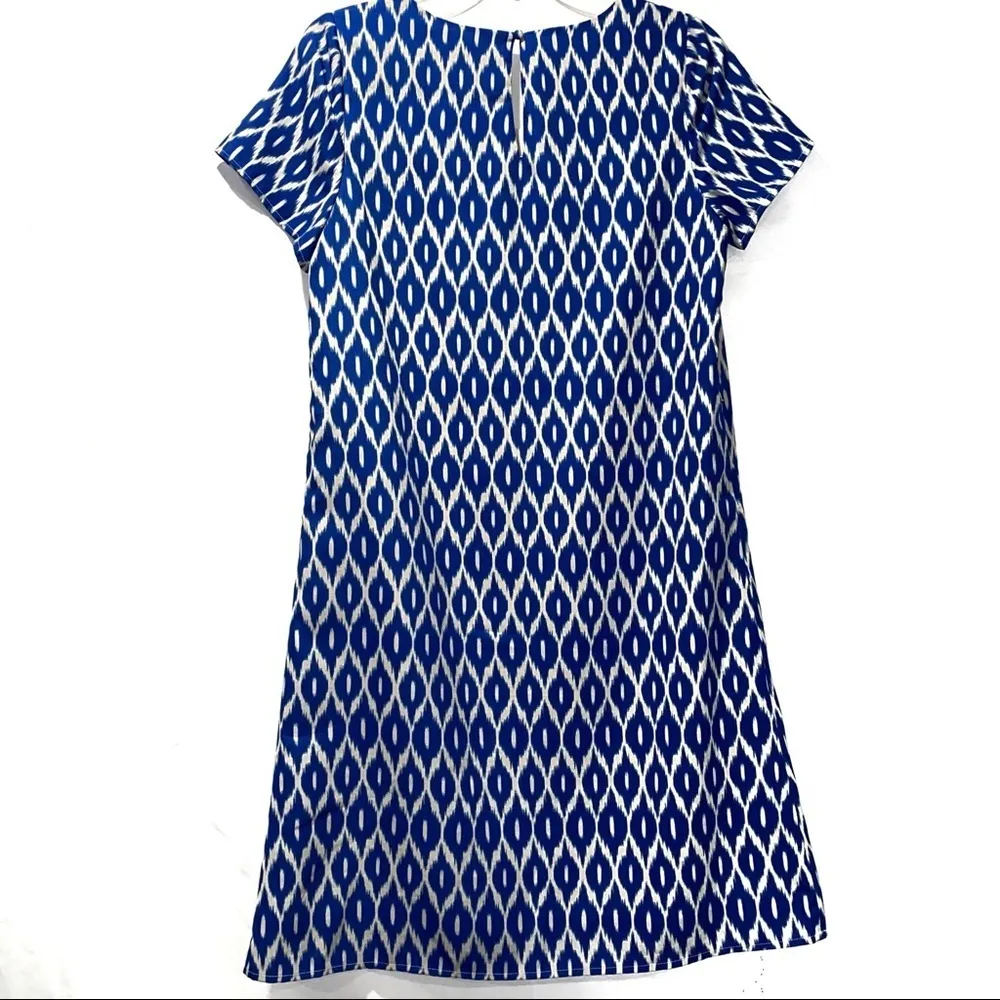 Sugarlips Blue & White Printed Dress Small - Image 3