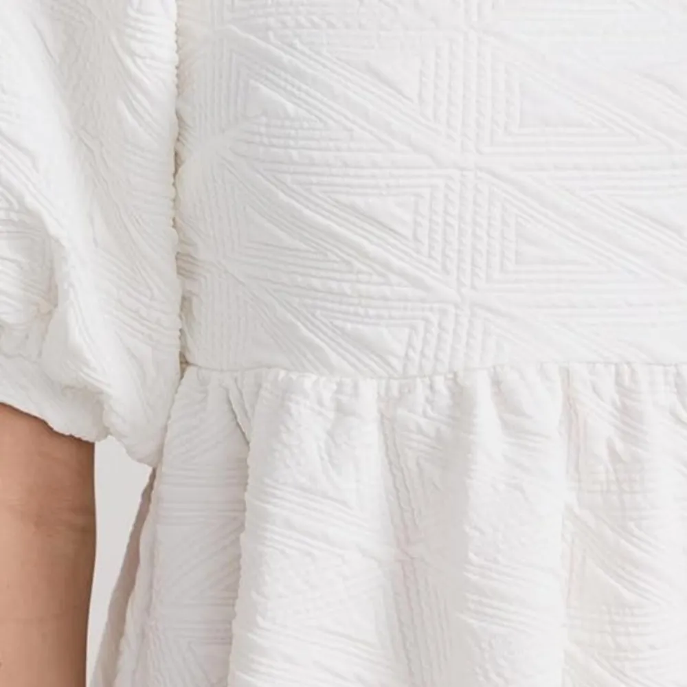 Free People Violet Mini Ivory Dress Size Small - Image 3