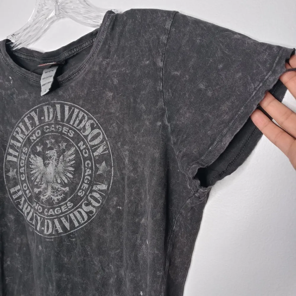 Harley Davidson graphic tee size large Black - Image 3