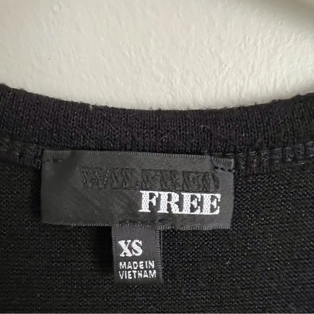 Aritzia Wilfred Free Black Midi Column Knit Dress Minimalist Neutral Bodycon XS - Image 3