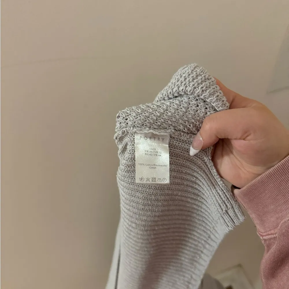 Poetry brand off the shoulder slouchy sweater size US 12 - Image 5