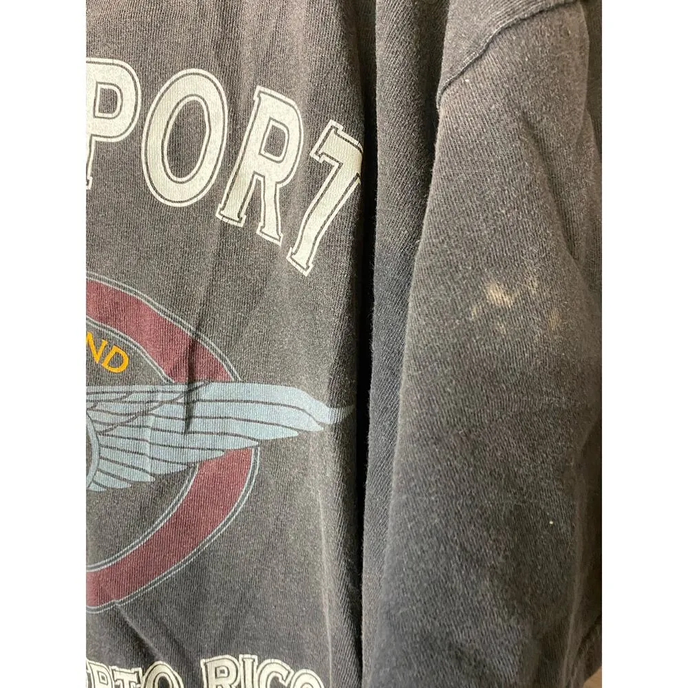 Vintage Women's Size XL Harley Davidson Motor Sport T Shirt San Juan Puerto Rico - Image 5