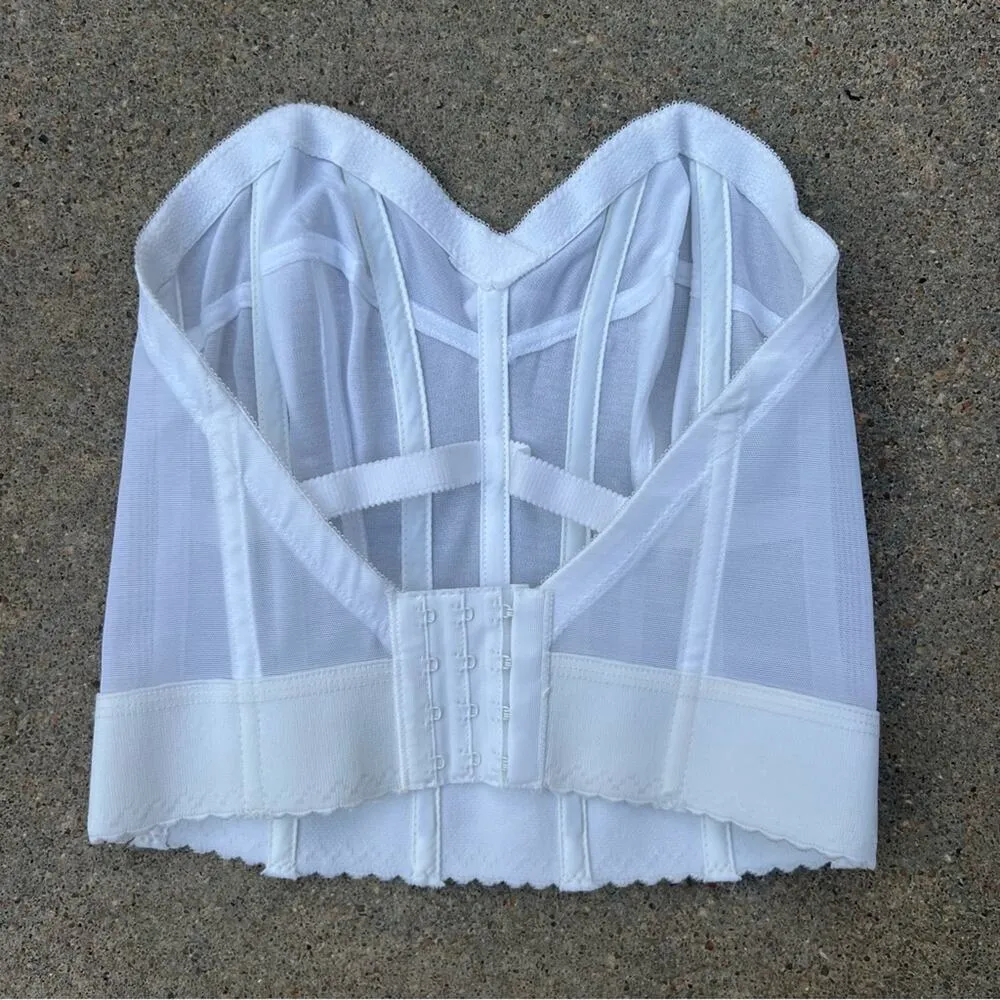 Vintage 60s 70s Wynette by Valmont White Ivory Bustier 32C Style 737 Size undefined - Image 2