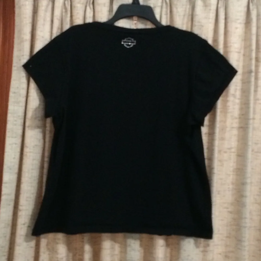 Harley-Davidson Rose Bling Graphic Short Sleeve T-Shirt - Image 8