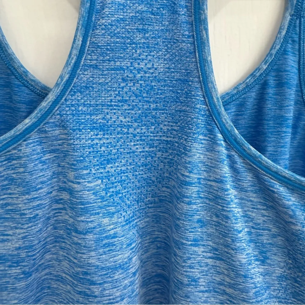 New Balance Women's DriFit Medium Blue Athletic Strappy Racerback Tank Top - Image 6