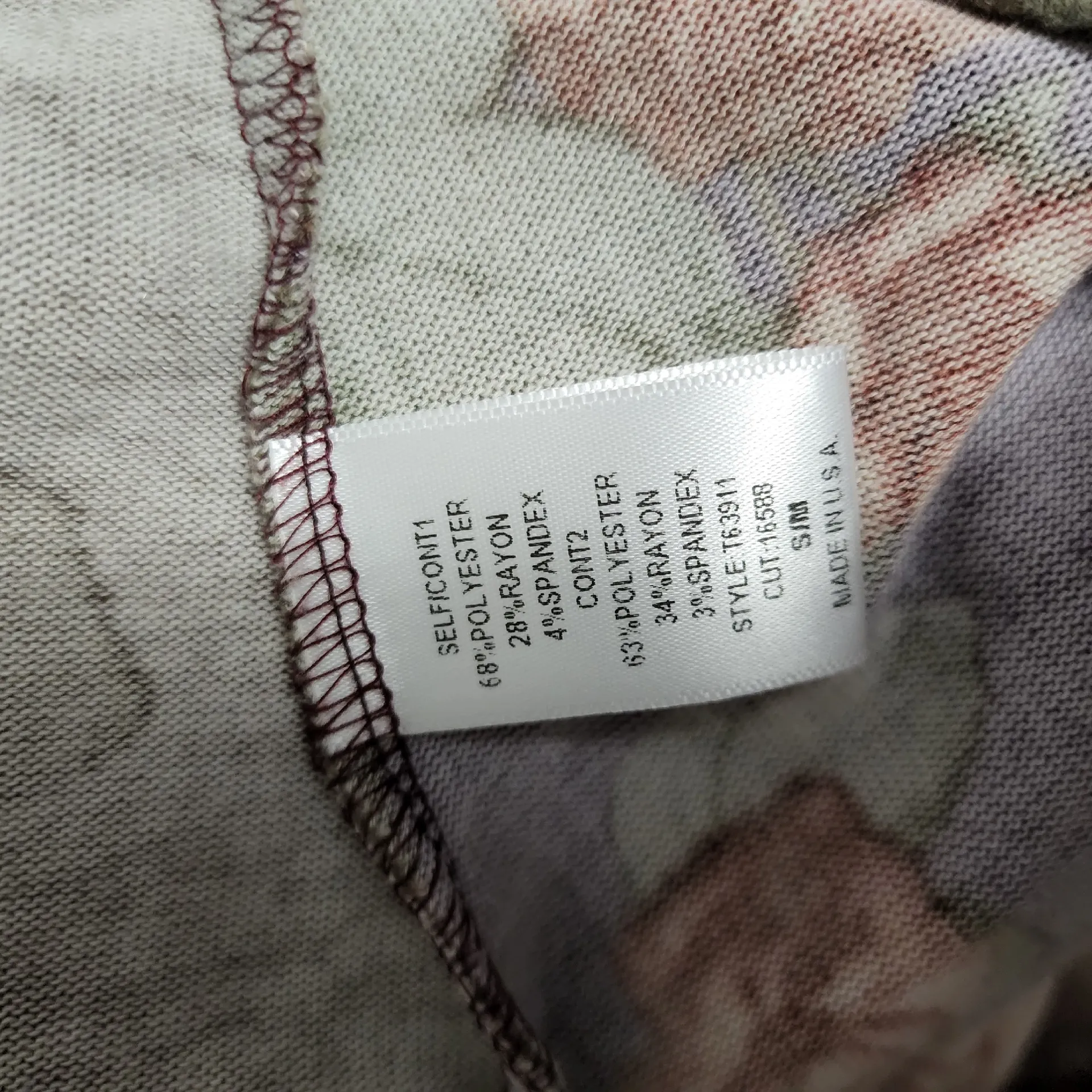 Oddi floral leopard dolman knit top size small/medium - Image 8