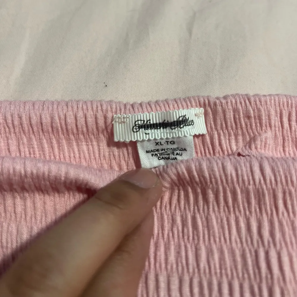 Kimchi Blue  Pink Textured Tank Top with Ribbon Ties - Image 2