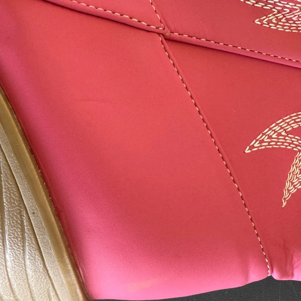 Pink Western Ankle Boots Size 10 - Image 6