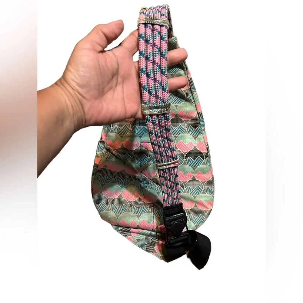 KAVU Original Rope Bag - Compact Lightweight Crossbody - Horizon Dots preowned - Image 3