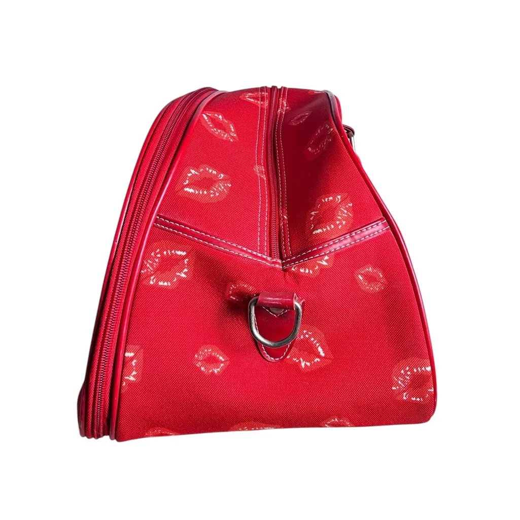 Betty Boop Red Y2K‎ Satchel Duffel Overnight Canvas Bag for Travel Vacation - Image 4