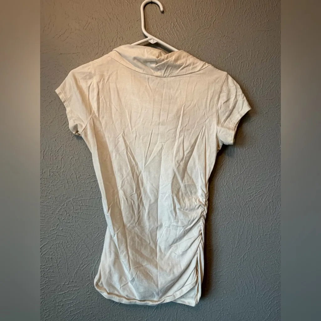 CAbi Cream Short Sleeve Women's Top - Image 2
