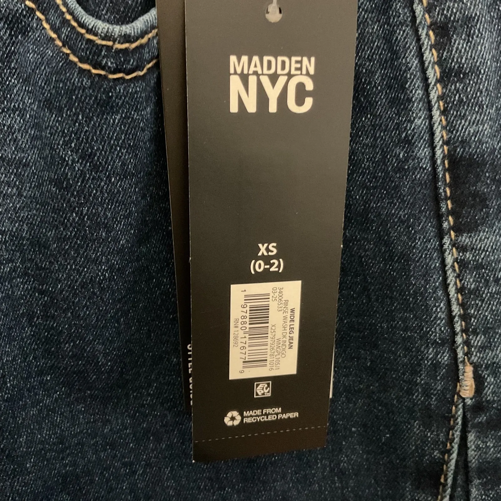NWT Madden NYC Wide Leg Jeans XS 0 - Image 2