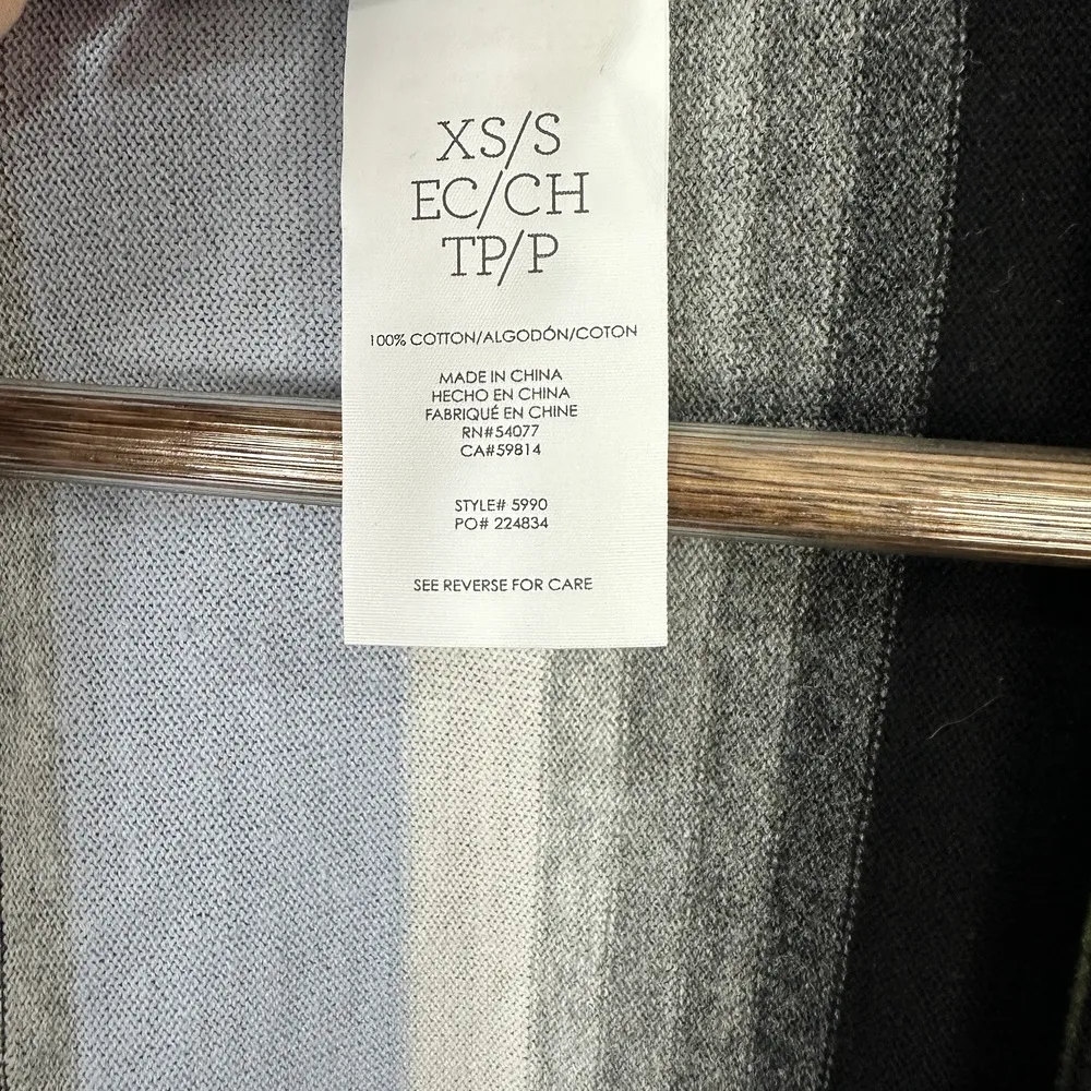 Cabi Colorful Striped Open Front Kimono Cardigan Womens XS/S‎ Boho Festival - Image 4