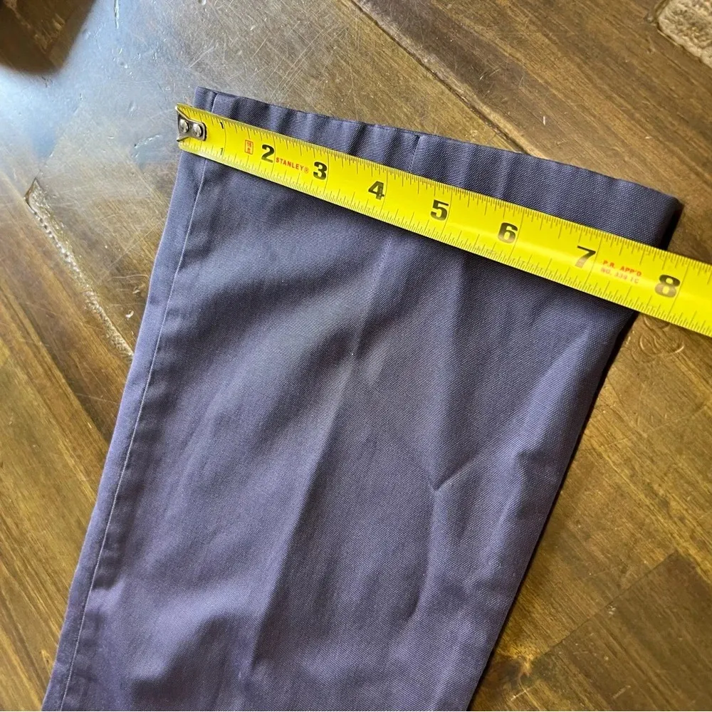 D&G Purple Pants Straight Leg Vintage Logo Cropped Y2K 90's Edgy 27 Jeans - Image 11