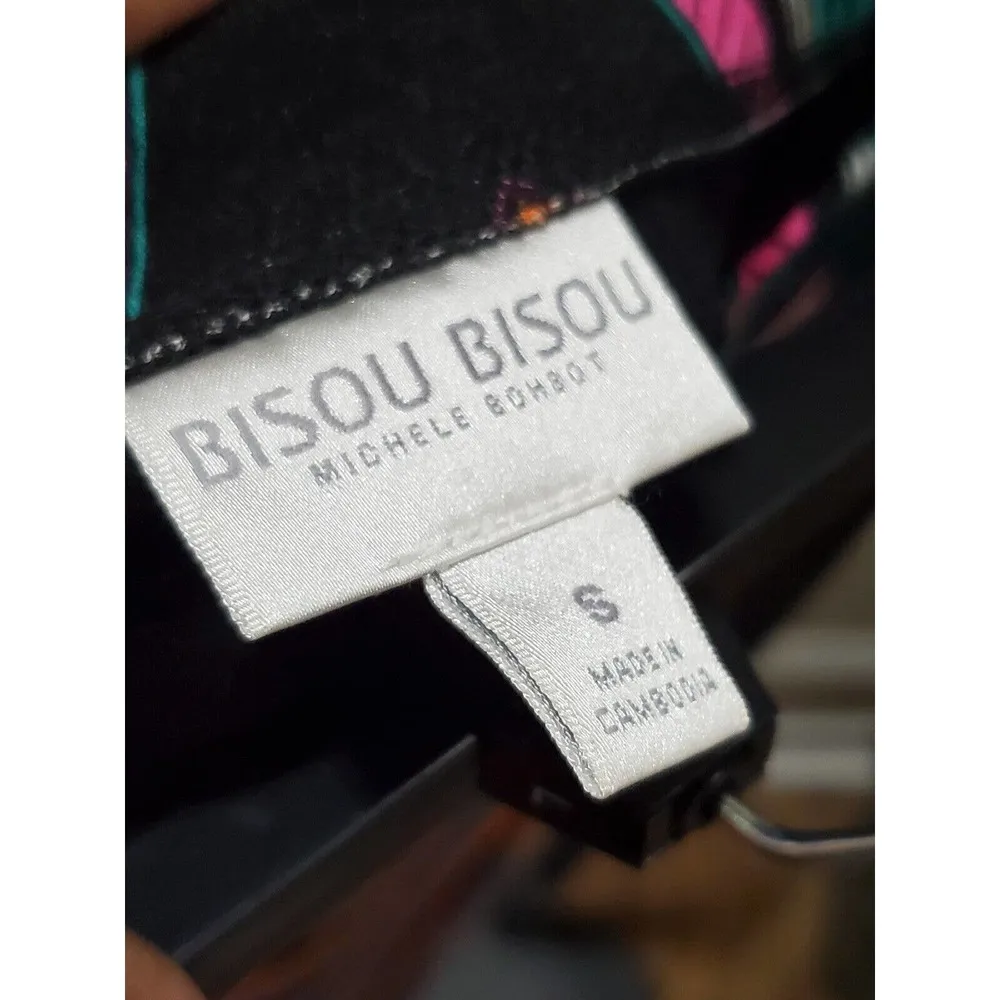 Bisou Bisou Women Multicolor Rayon Pencil & Straight Casual Maxi Skirt Size S - Image 6