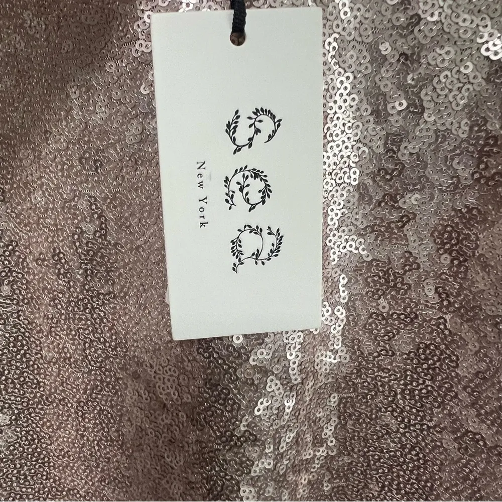 Sea New York Selina sequins tiered tunic dress, New with Tags Size 2 - Image 5