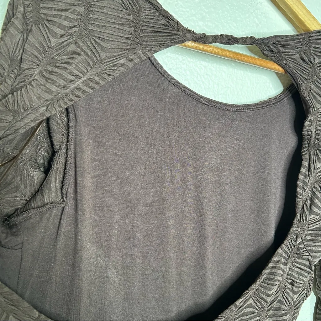 NWT Free People Paulie Mini Dress in Hot Fudge large - Image 9