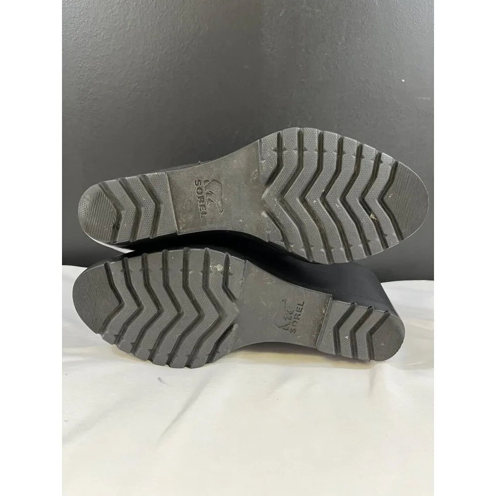 Sorel Womens Black Leather Chelsea Boots Size 8 SKU 6707 - Image 3