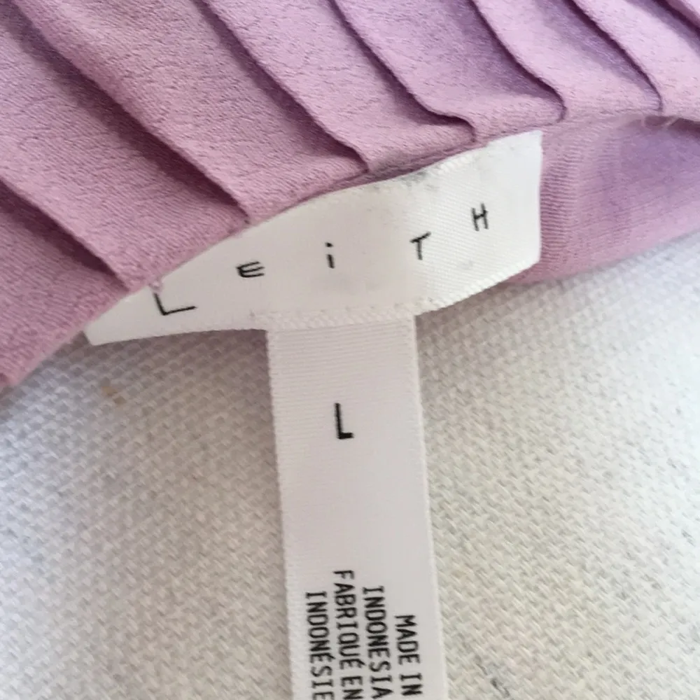 Leith Lavender Summer Pleated Ruffle Dress - Image 6