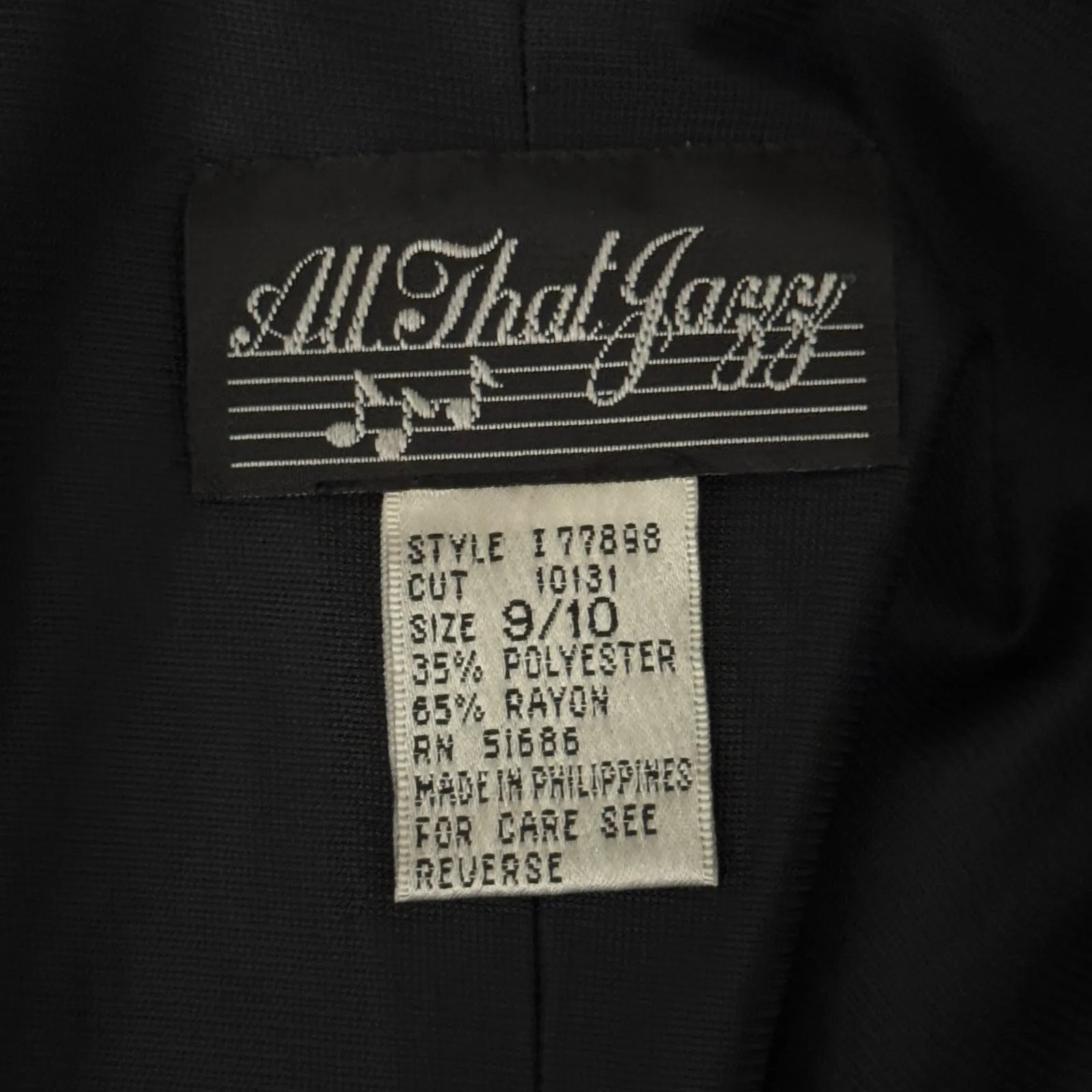 All That Jazz Dress Womens 9/10 Gray Paisley Long Sleeve Layered Hem‎ 90s Retro - Image 6