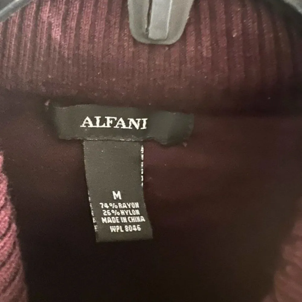 Alfani medium dark purple turtleneck Purple - Image 4