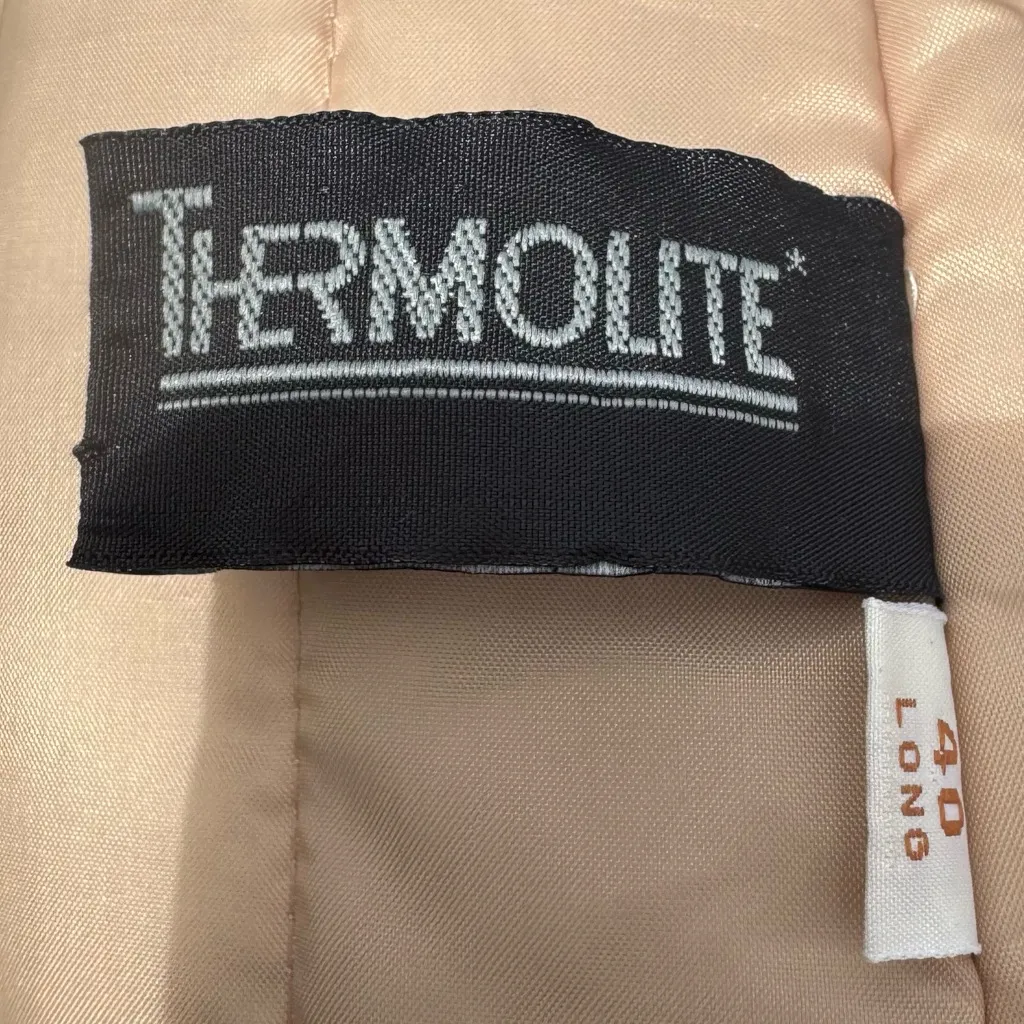 Oleg Cassini vintage heavy duty khaki peacoat / M (40 EU) / Excellent condition* - Image 15