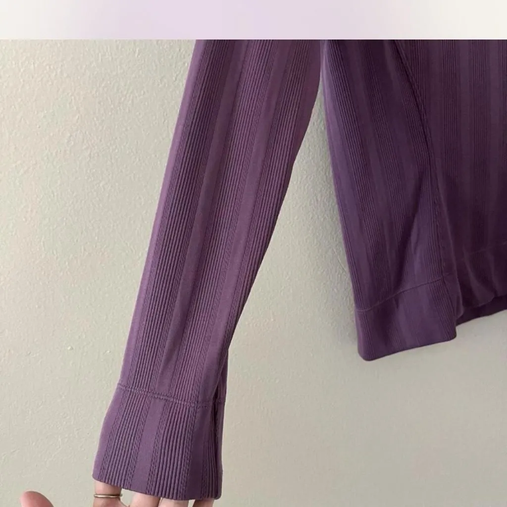 Merrell Women's S Half Zip gorpcore tight base layer hike active ribbed long out - Image 3