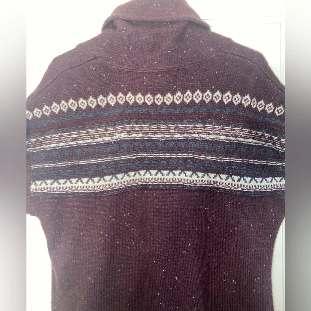 Ruff Hewn Women's Large Wool Blend Long Grandma Sweater Vest Collared Buttons - Image 7