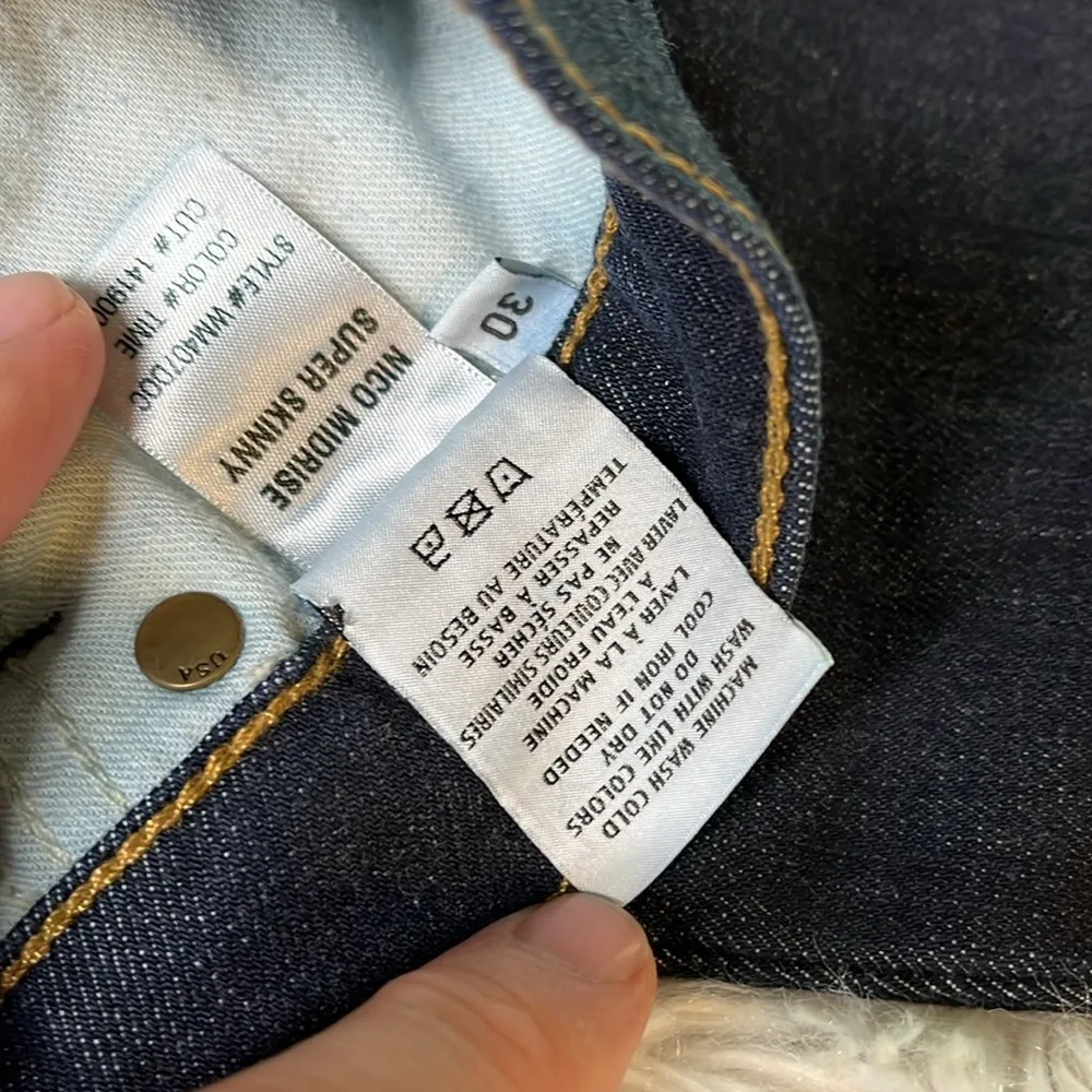 Hudson Nico Mid-Rise Super Skinny Jean 30 - Image 8