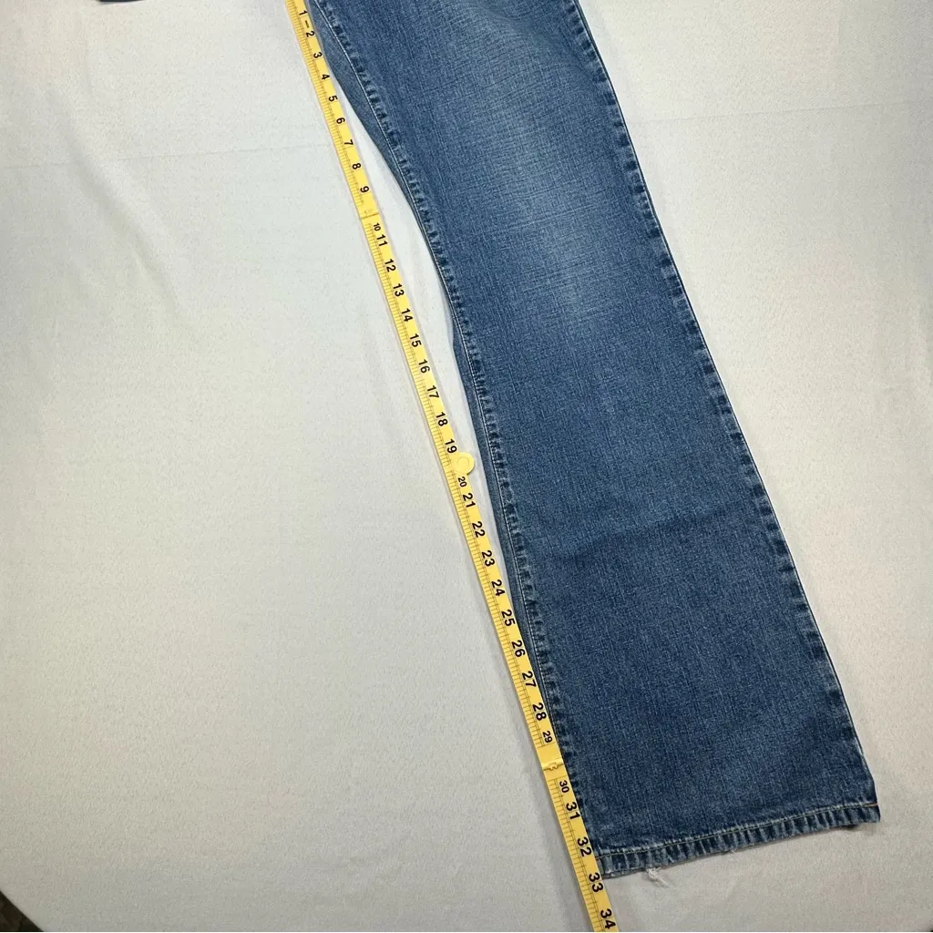 VTG Lucky Brand Sz 10 Peanut Pant Lower Rise Long Flare Women’s Jeans USA 90s - Image 9