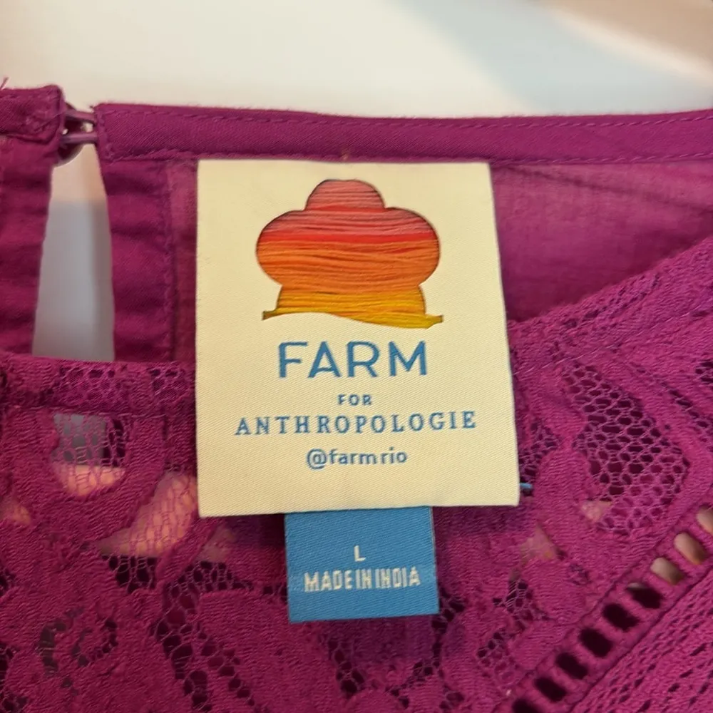 Farm Rio Kelsie Blouse Size L - Image 9