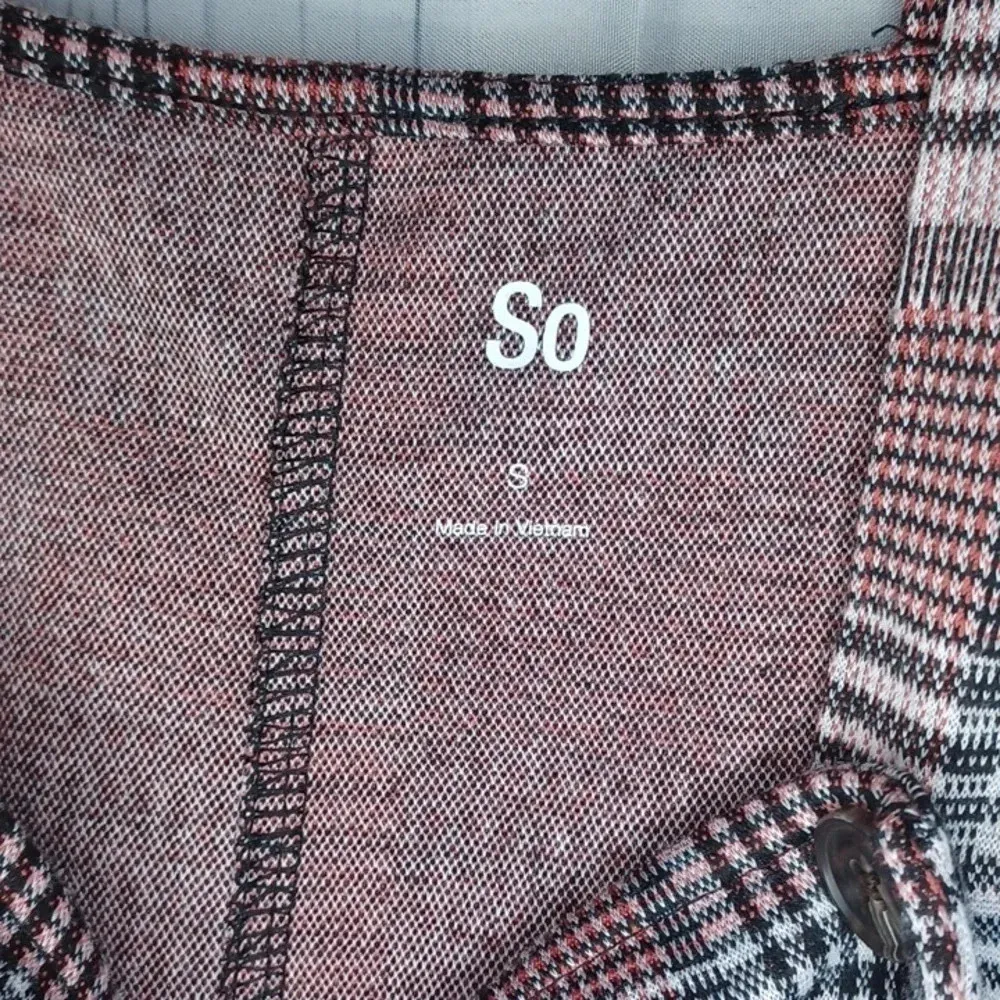 SO Plaid Bib 90s dress - Image 5