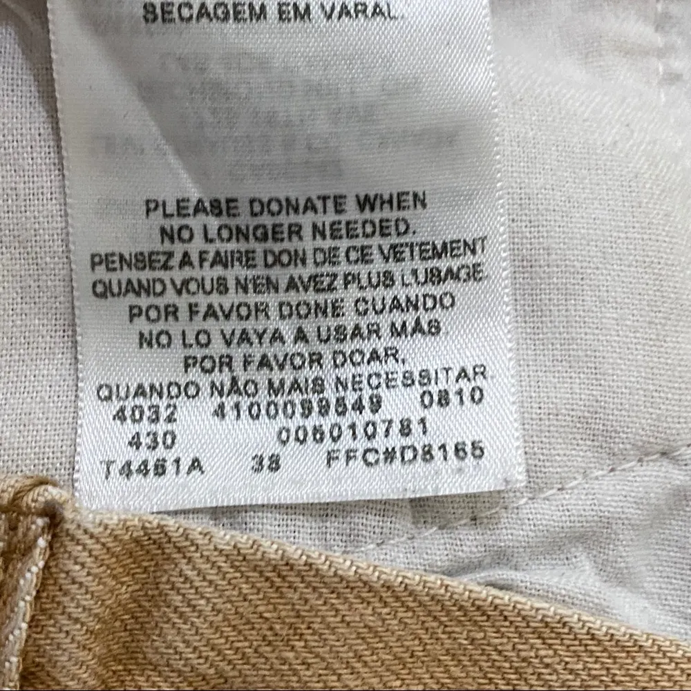 Levi’s 501 Custom Distressed Denim Khaki Shorts - Image 15