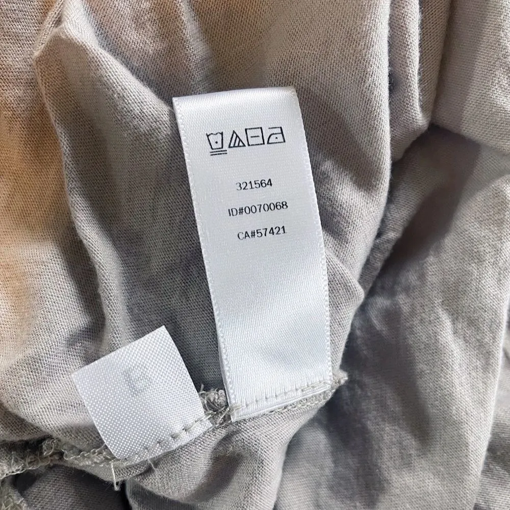 Ann Taylor LOFT Silver Beige Gray Lace Tank Top Metallic Layer Size Small - Image 9