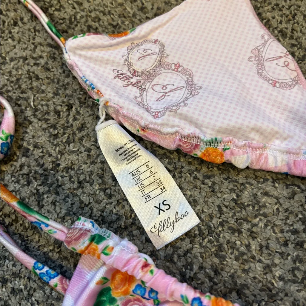 Fillyboo String Bikini Pink Size XS - Image 5