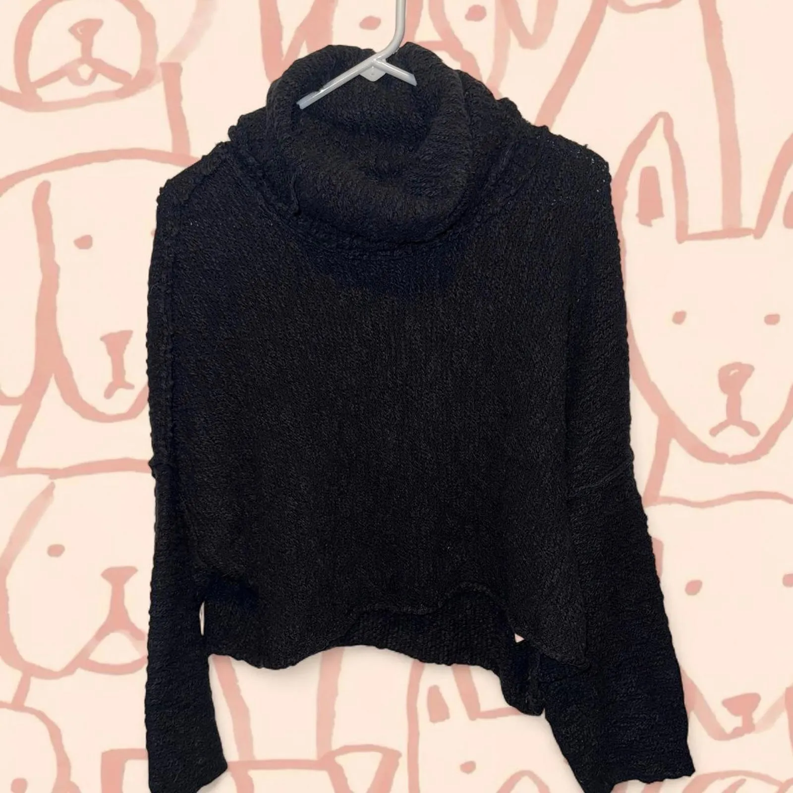 Free People Womens Big Easy Cropped Pullover Sweater - Image 2