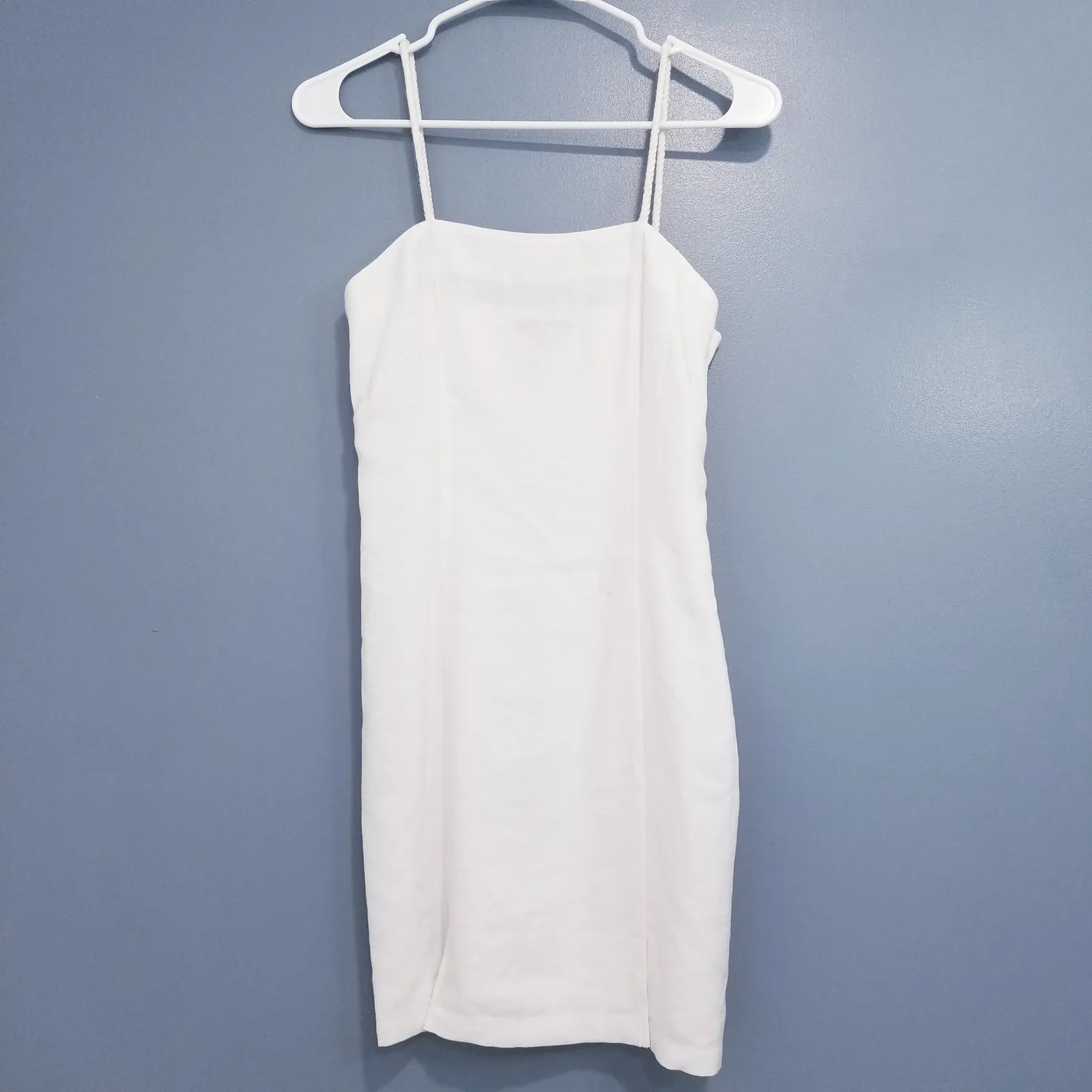 The Range White Mini Dress Squared Neckline - Image 5