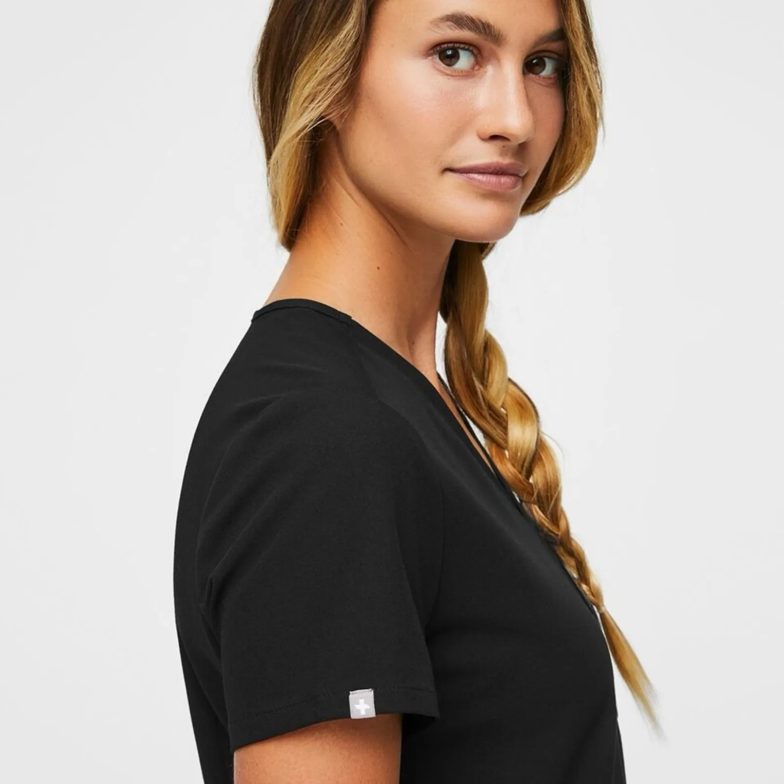 FIGS  Black Catarina One Pocket Scrub Top Sz.XL NWT - Image 3