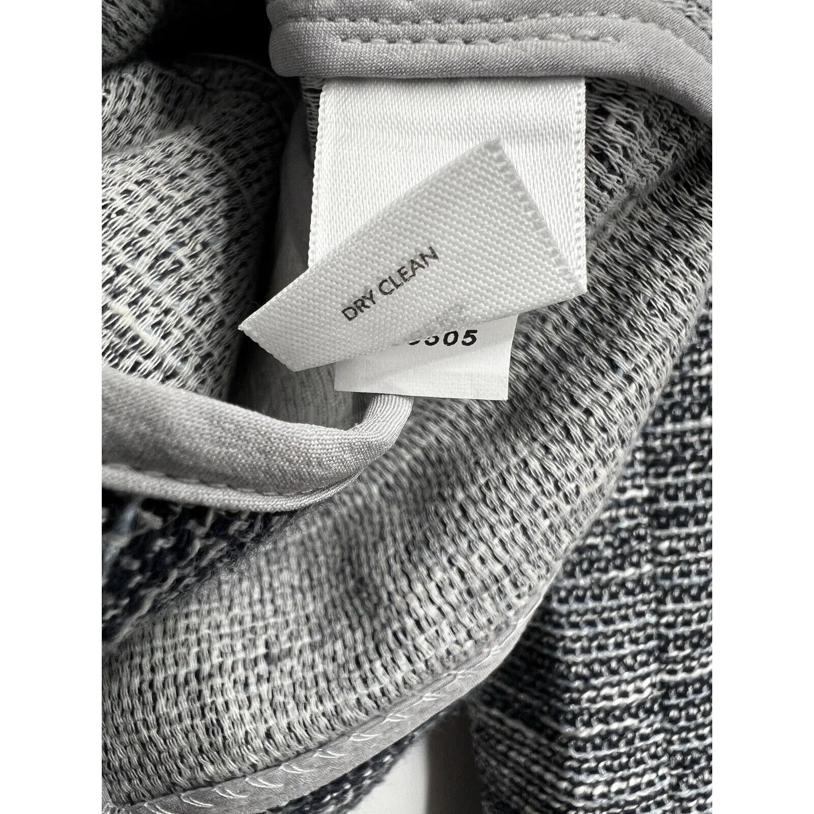 J Jill Blazer Womens Blue Tweed Pockets Button Down Jacket‎ Long Sleeve Size S - Image 4