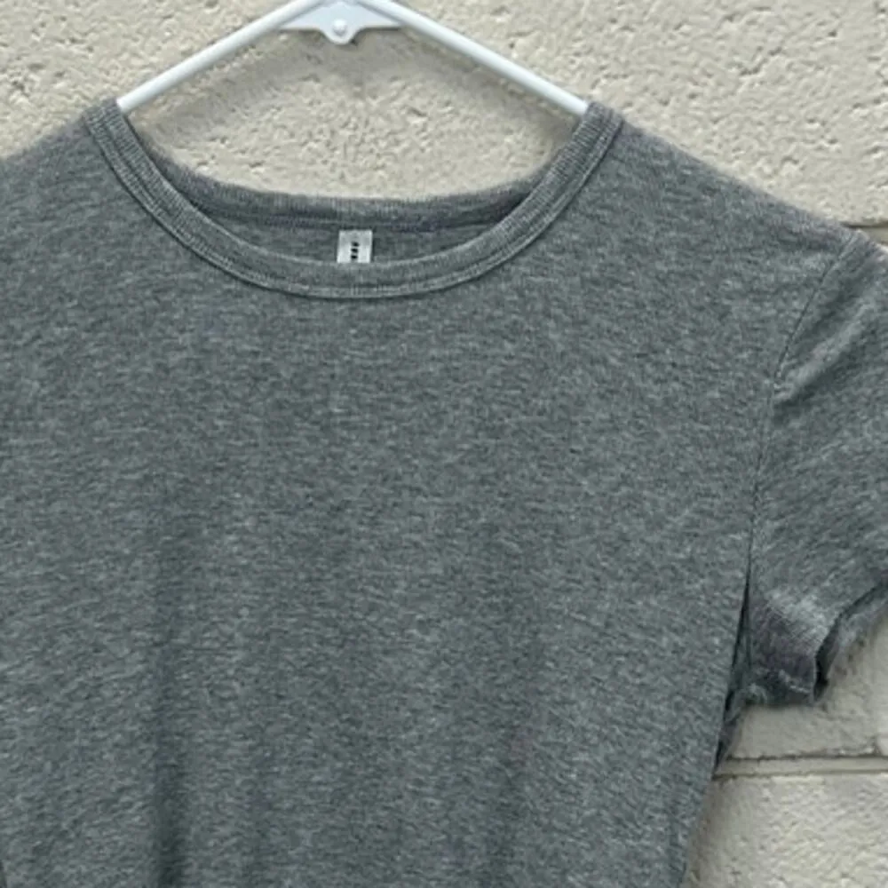 Aritzia Sunday Best Gray Ribbed Tee size S - Image 8