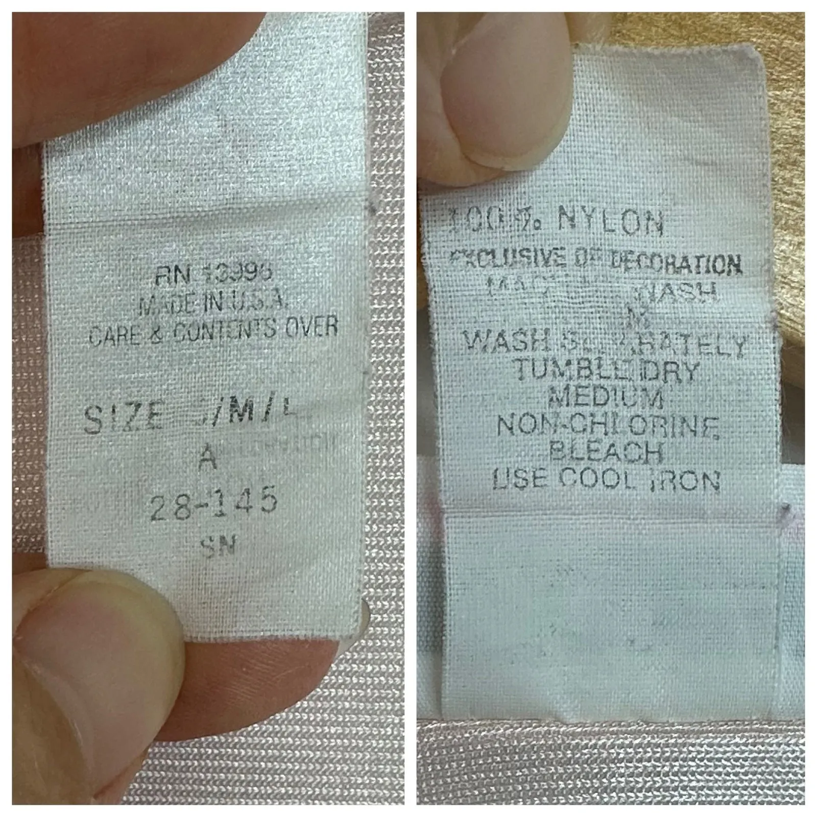 Vintage Avon Style Pink Satin Nylon Open Lace Trim Robe Midi Length Small Medium - Image 9