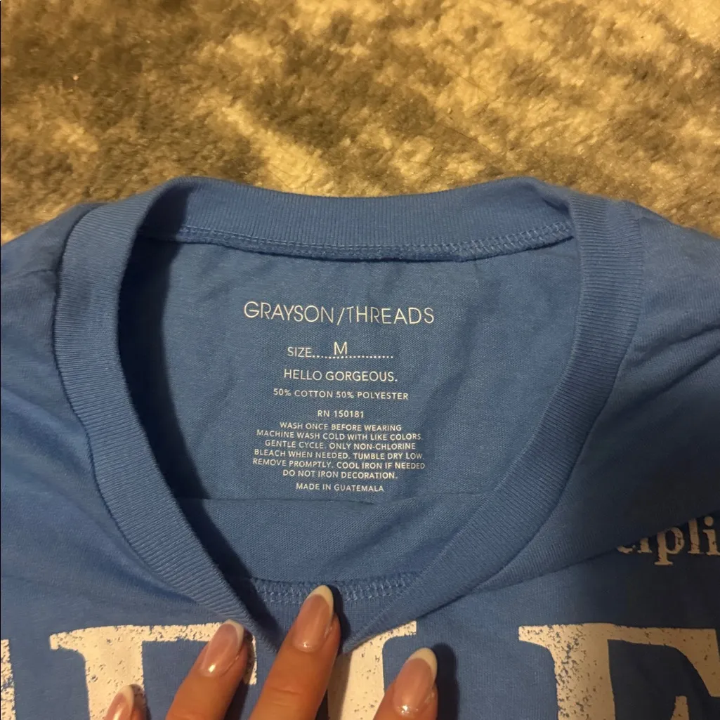 Grayson Threads Self Love Club Blue Tee Medium - Image 3