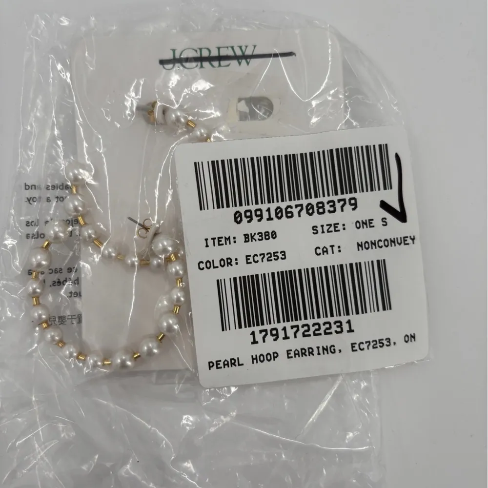 J.Crew Bead hoop earrings - Image 3