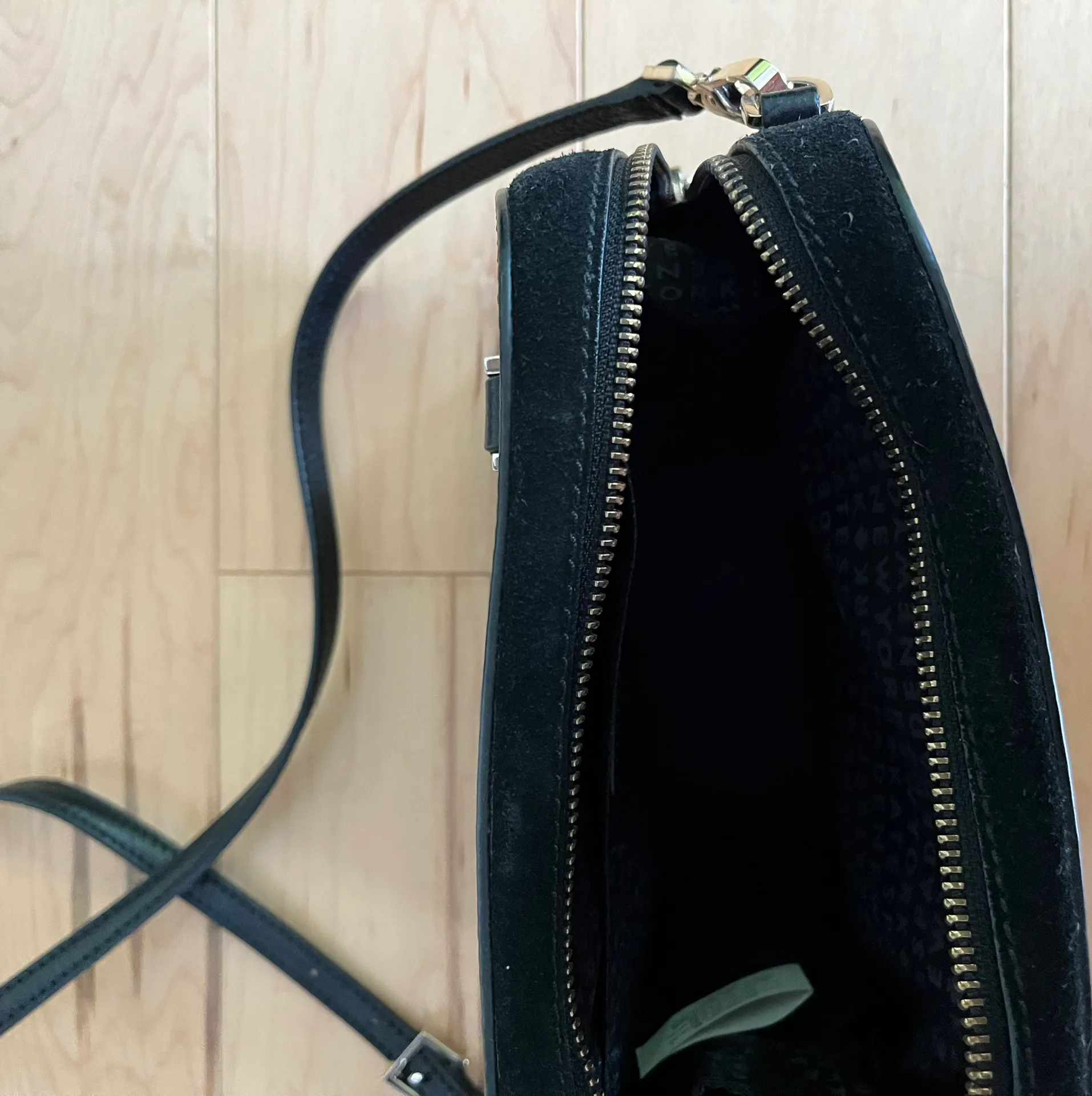 black leather tote - Image 2
